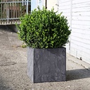 CLIMAQUA Planter Extérieur CUBI 40 Anthracite