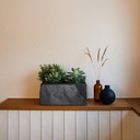 CLIMAQUA Planter Intérieur JARDI 21 Anthracite