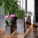 CLIMAQUA Planter Intérieur PYLO 17 Anthracite