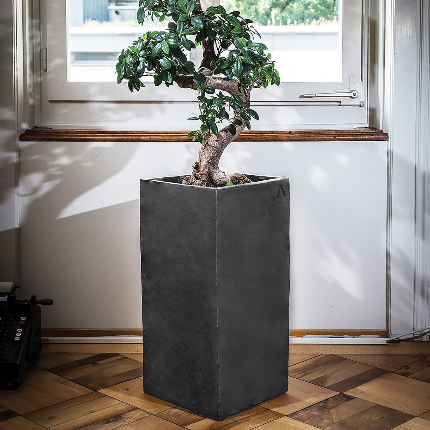 CLIMAQUA Planter Intérieur PYLO 57 anthracite