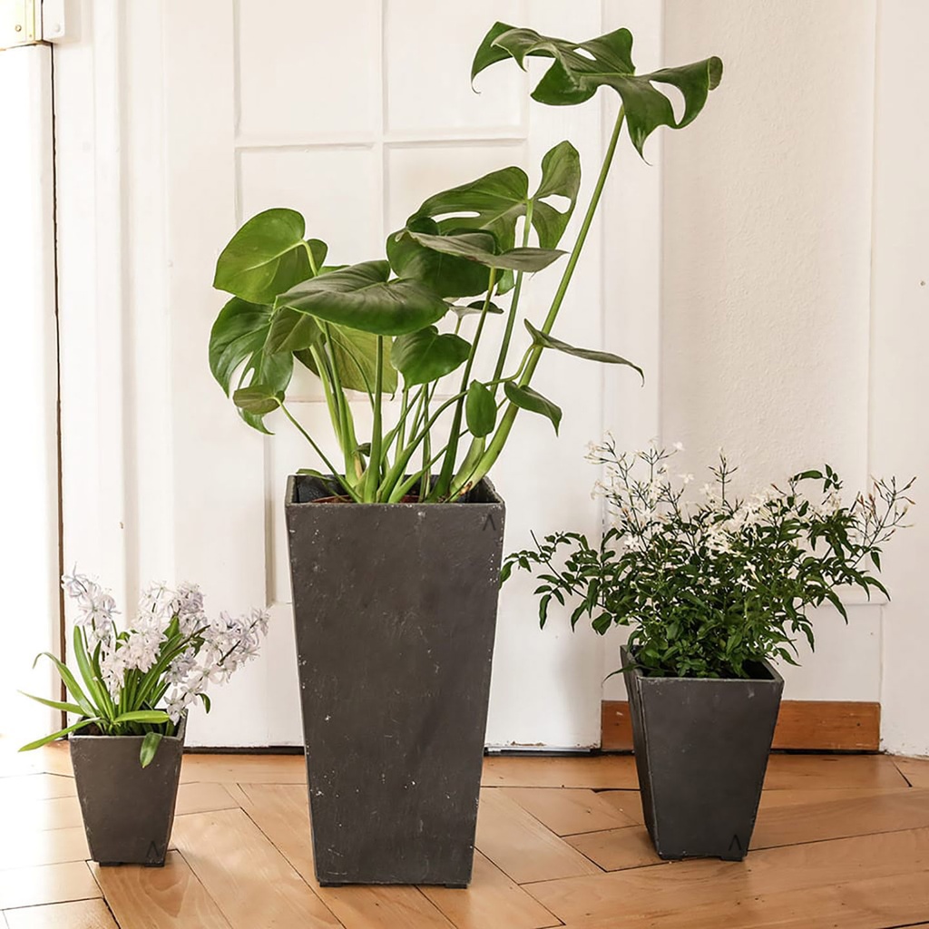 CLIMAQUA Planter Intérieur STILO 13 Anthracite