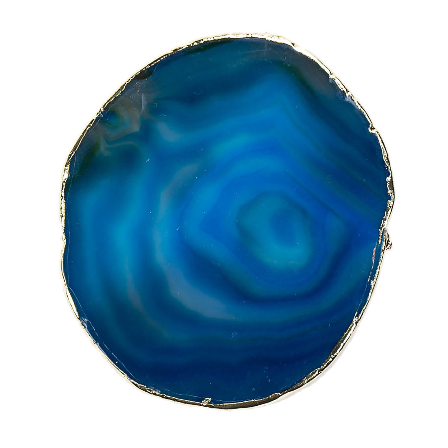 CLIMAQUA Dessous de verre BLUE GILI agate bleu