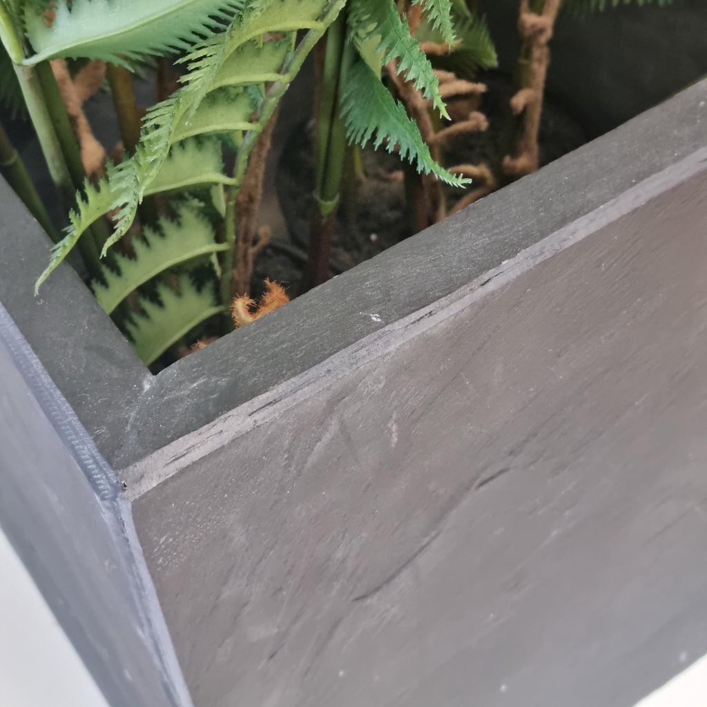 CLIMAQUA Planter Extérieur CUBI 30 anthracite