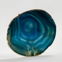 CLIMAQUA Dessous de verre BLUE GILI agate bleu