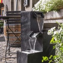 Combiné CLIMAQUA Fountains Extérieur KUBO + CUBI 40 Anthracite