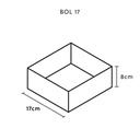 CLIMAQUA Planter Intérieur BOL 17 Rusty