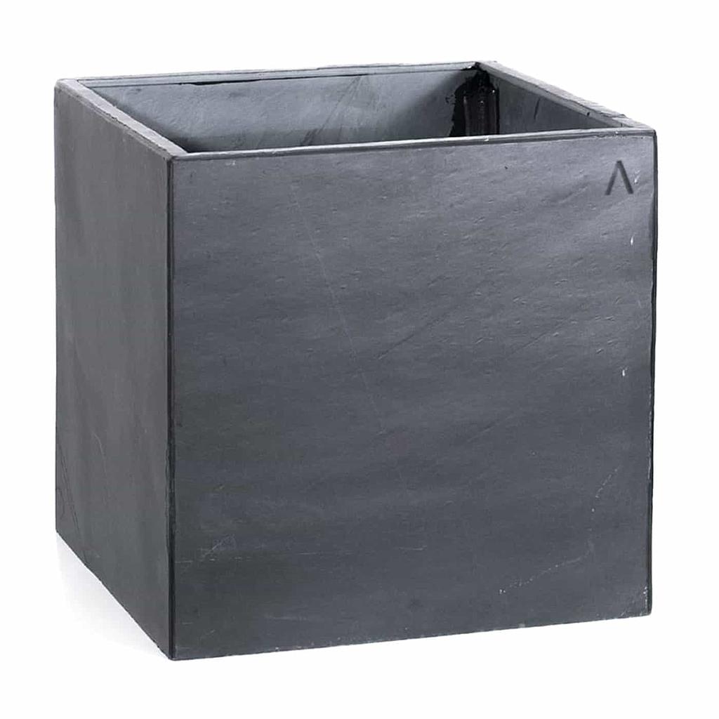 CLIMAQUA Planter Extérieur CUBI 40 Anthracite