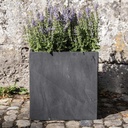 CLIMAQUA Planter Extérieur CUBI 40 Anthracite