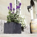 CLIMAQUA Planter Extérieur RECTO 60 Anthracite