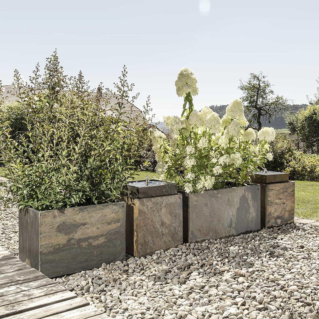 Extérieur Bac à fleurs en pierre CLIMAQUA