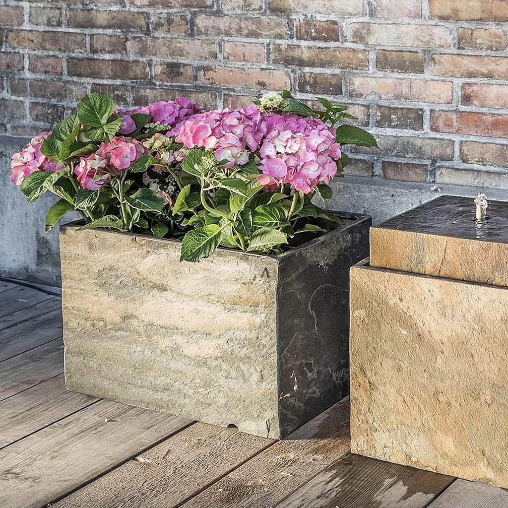 CLIMAQUA Planter Extérieur RECTO 60 Rusty