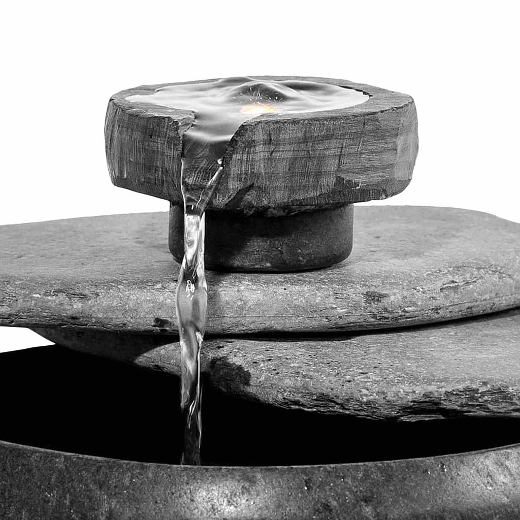 CLIMAQUA® Fontaine d'intérieur en pierre naturelle Détails CHI USB