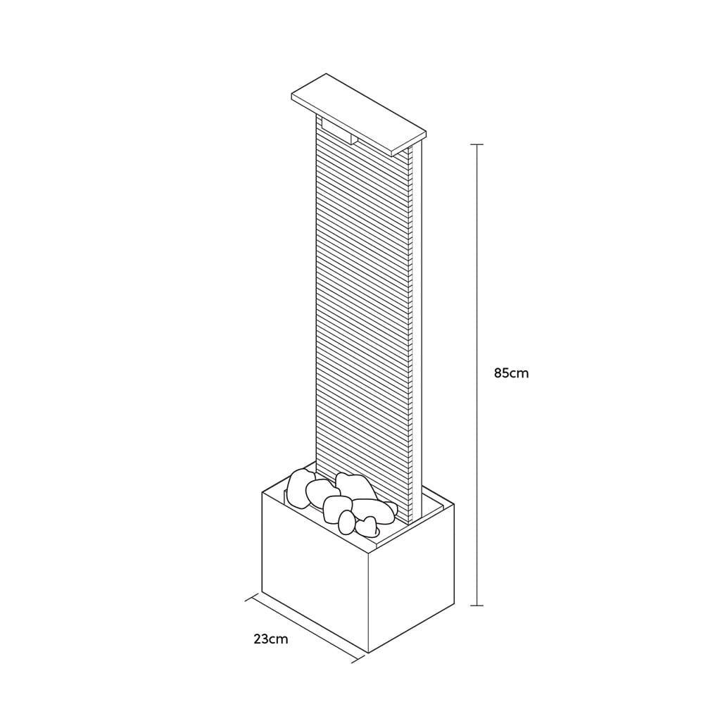 CLIMAQUA Fontaines Lobby DUBAI S anthracite