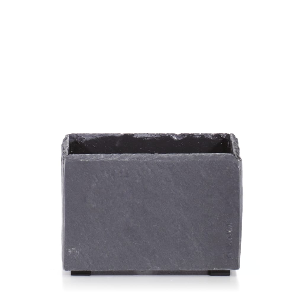 Cache-pot carré Anthracite BOL 19+ de CLIMAQUA