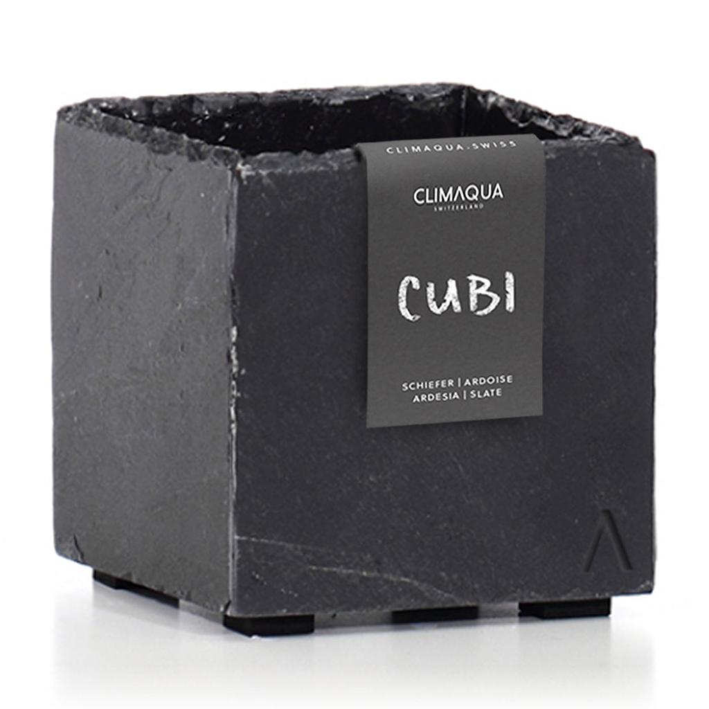 CLIMAQUA Planter Intérieur CUBI 13 anthracite