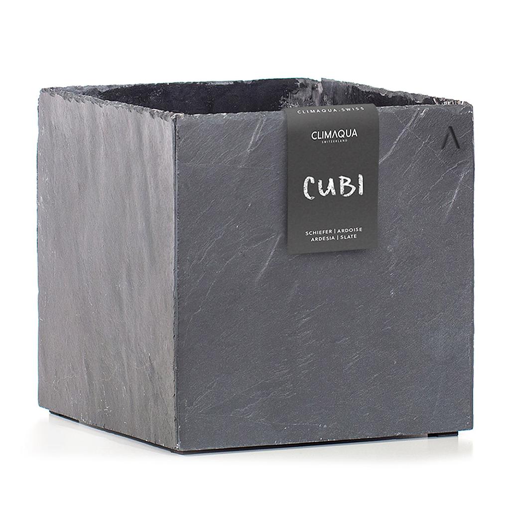 CLIMAQUA Planter Intérieur CUBI 31 anthracite