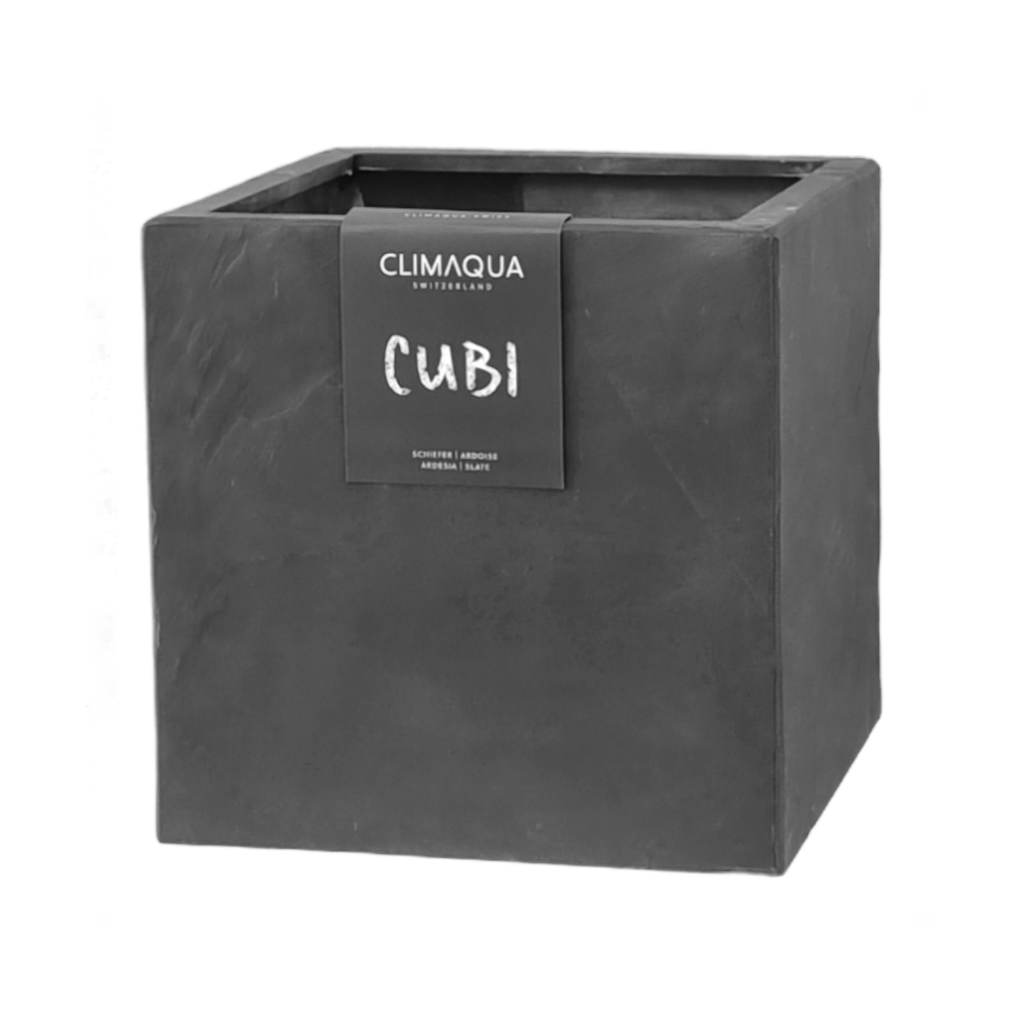 CLIMAQUA Planter Extérieur CUBI 30 anthracite