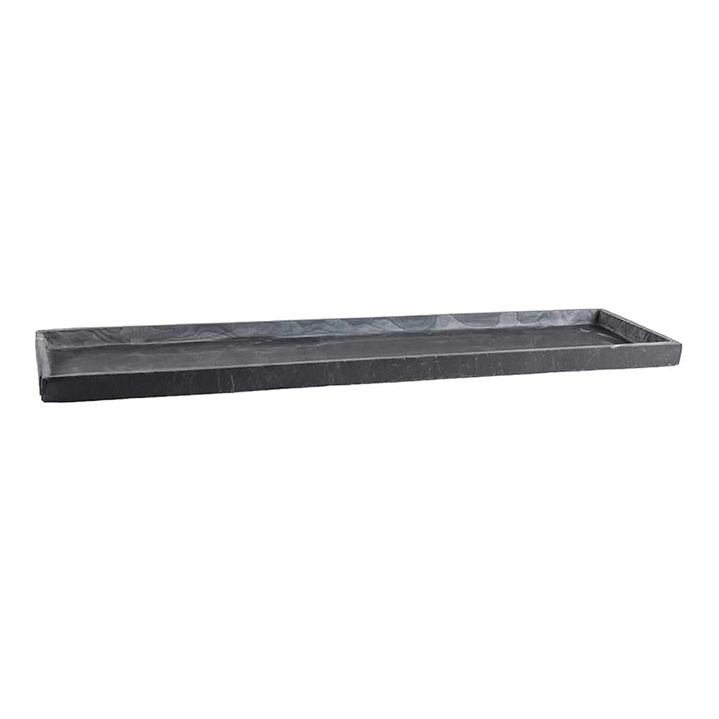 Soucoupe pour bac à fleurs Anthracite TRAY 80 de CLIMAQUA